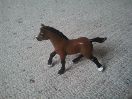 Mit süßen Abzeichen